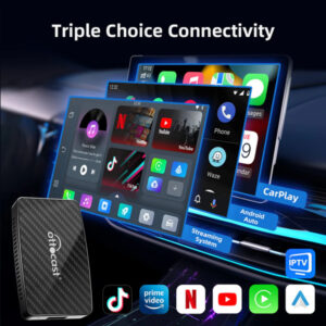 Play2Video Pro უსადენო CarPlay/ Android Auto All-in-one ადაპტერი