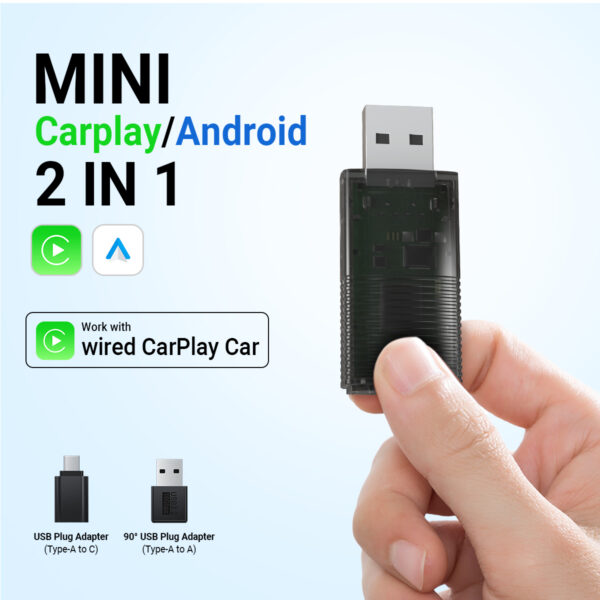 OTTOCAST MINI CarPlay/ Android Auto ადაპტერი - Image 10