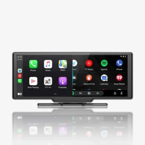 OTTOCAST უსადენო CarPlay/ Android Auto ეკრანი და ვიდეო რეგისტრატორი