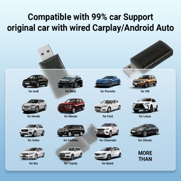 OTTOCAST MINI CarPlay/ Android Auto ადაპტერი - Image 3