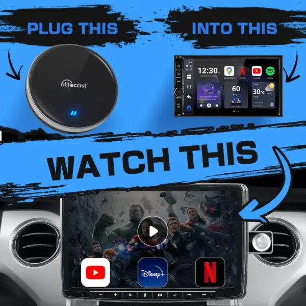 უსადენო ქარფლეის კონსოლი Ottocast P3 lite 4-64GB - Image 8
